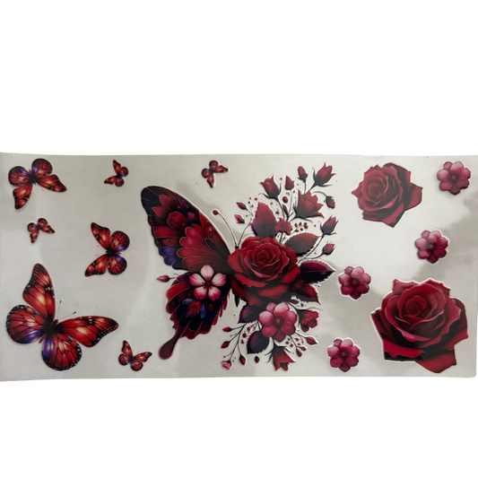 Red Butterfly Flowers