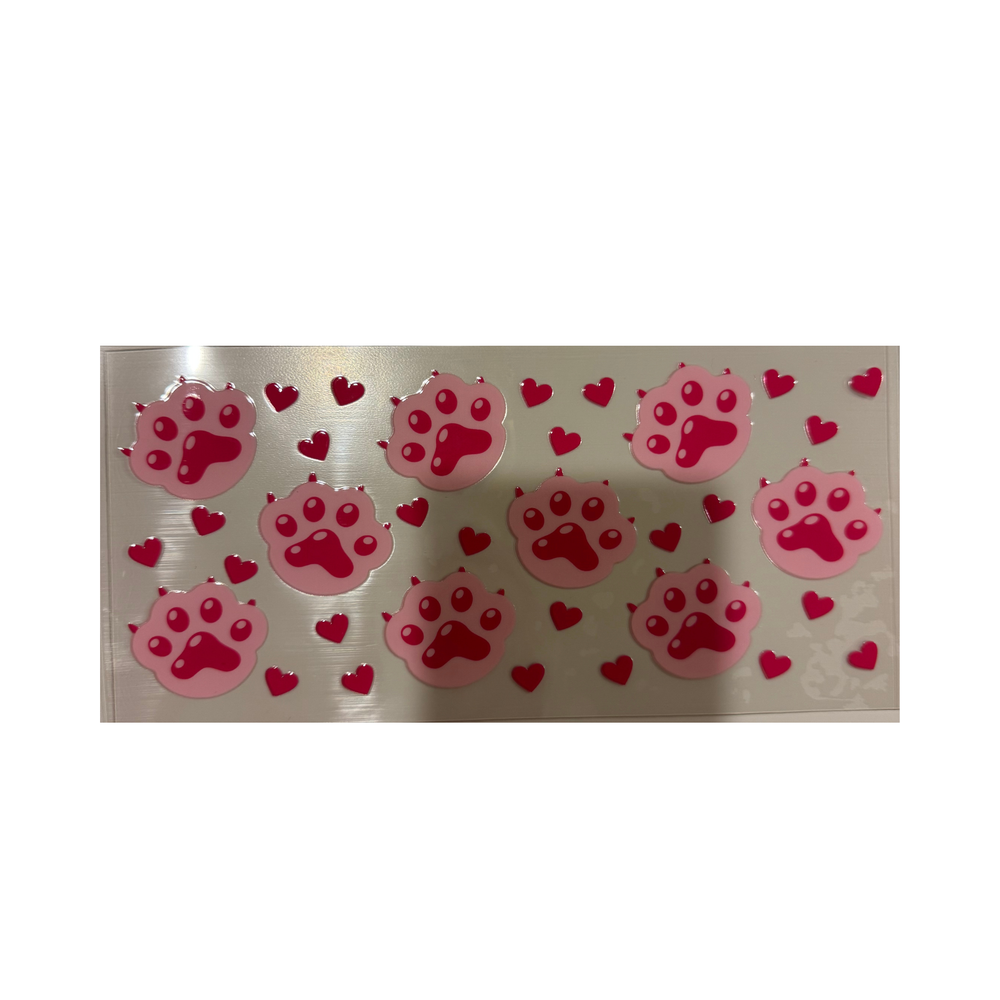 Pink Paw Prints