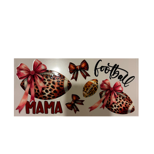 Football Mama Bows