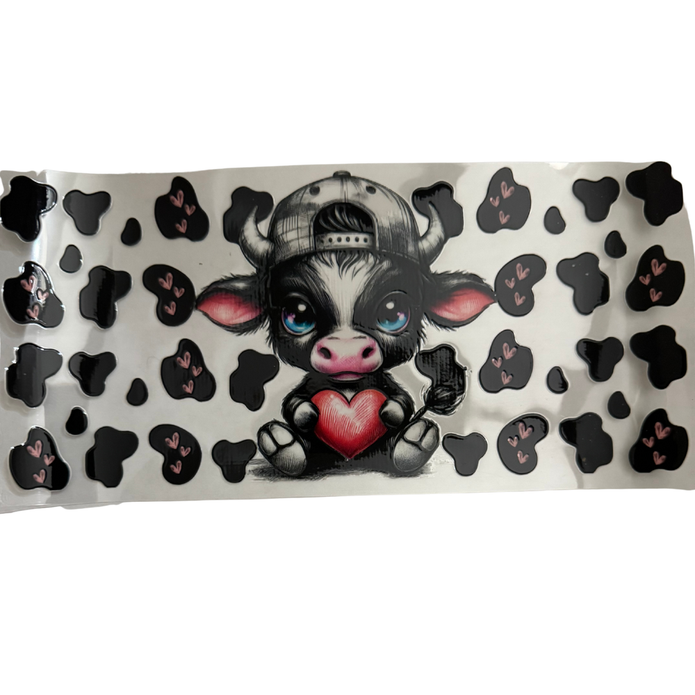 Bow Cow w/ Heart