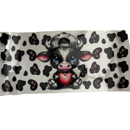 Bow Cow w/ Heart