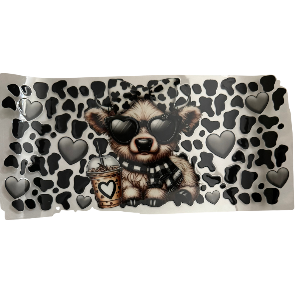 Cow Print w/ Coffee