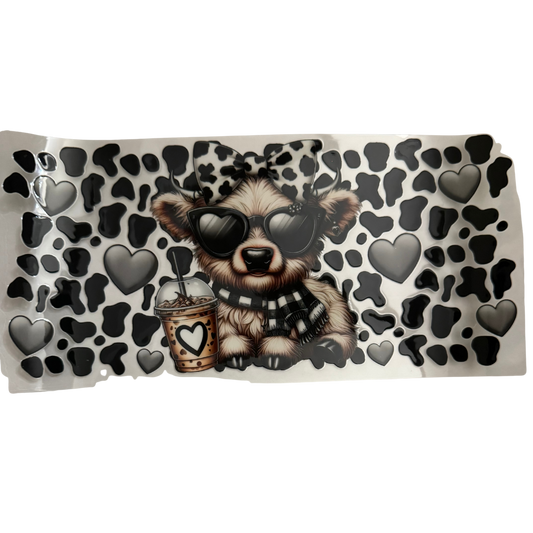 Cow Print w/ Coffee