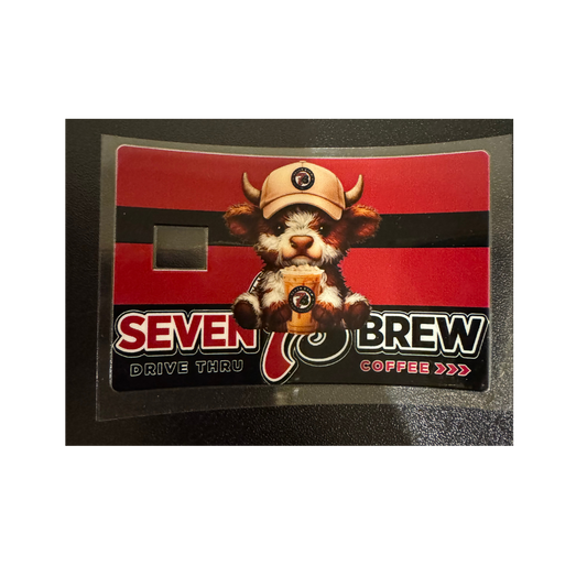 7Brew Cow - Credit Card Wrap