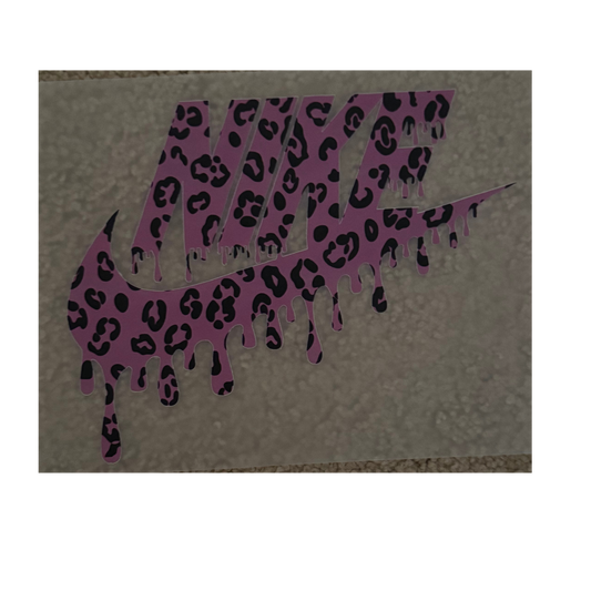 KIDS DTF - Purple Cheetah Check