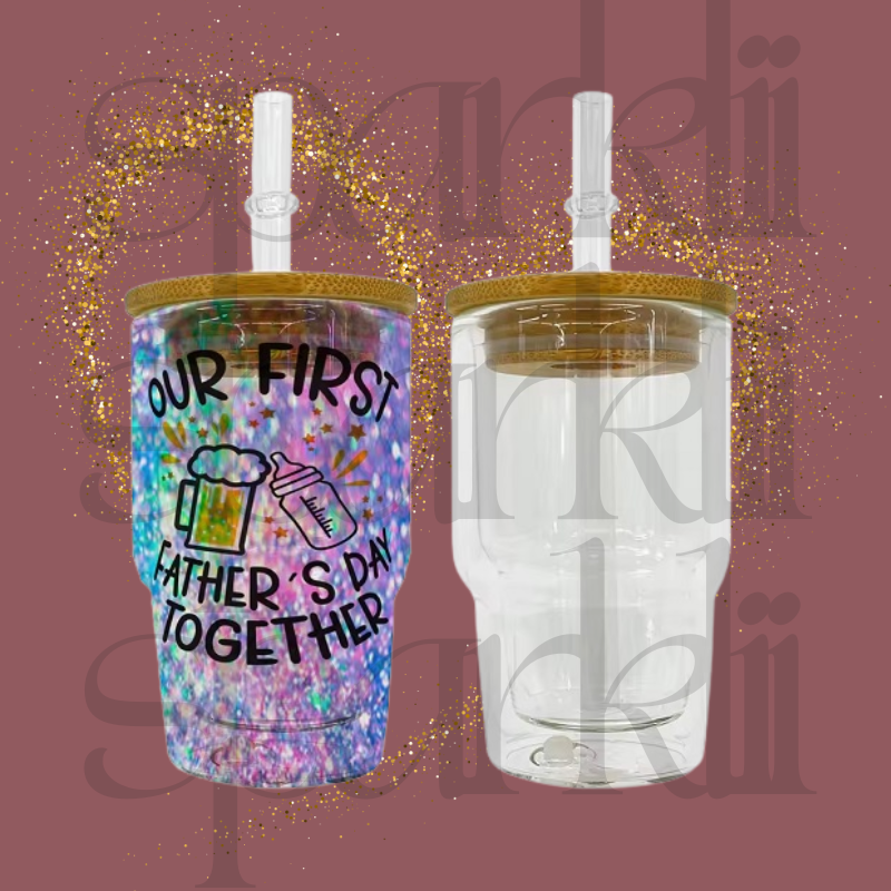 3oz Snowglobe Shot Glass