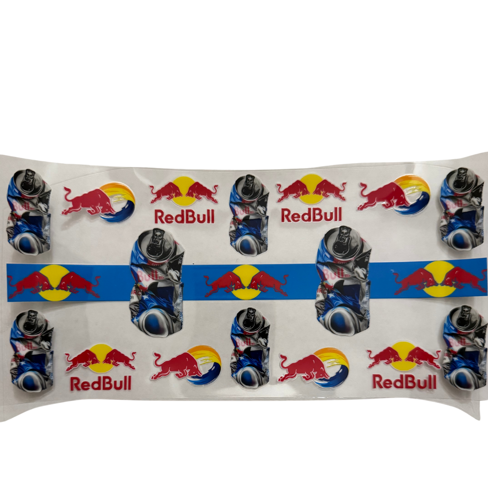 Squashed Red Bull Cans