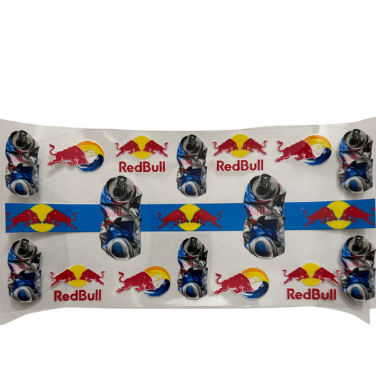 Squashed Red Bull Cans