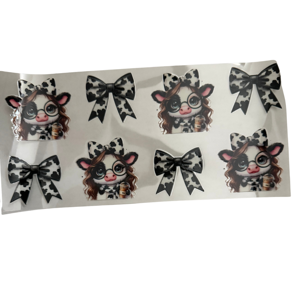 Cow Print Bows and Cows