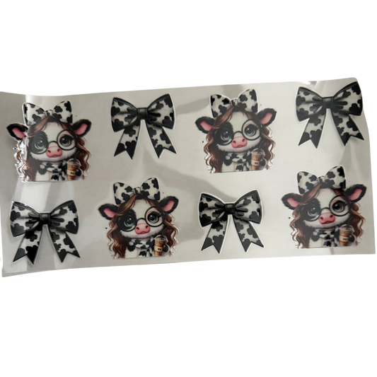 Cow Print Bows and Cows