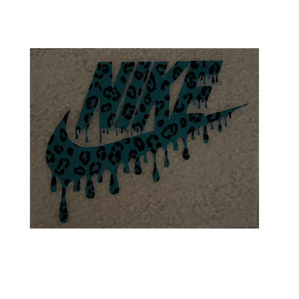 KIDS DTF - Teal Cheetah Check