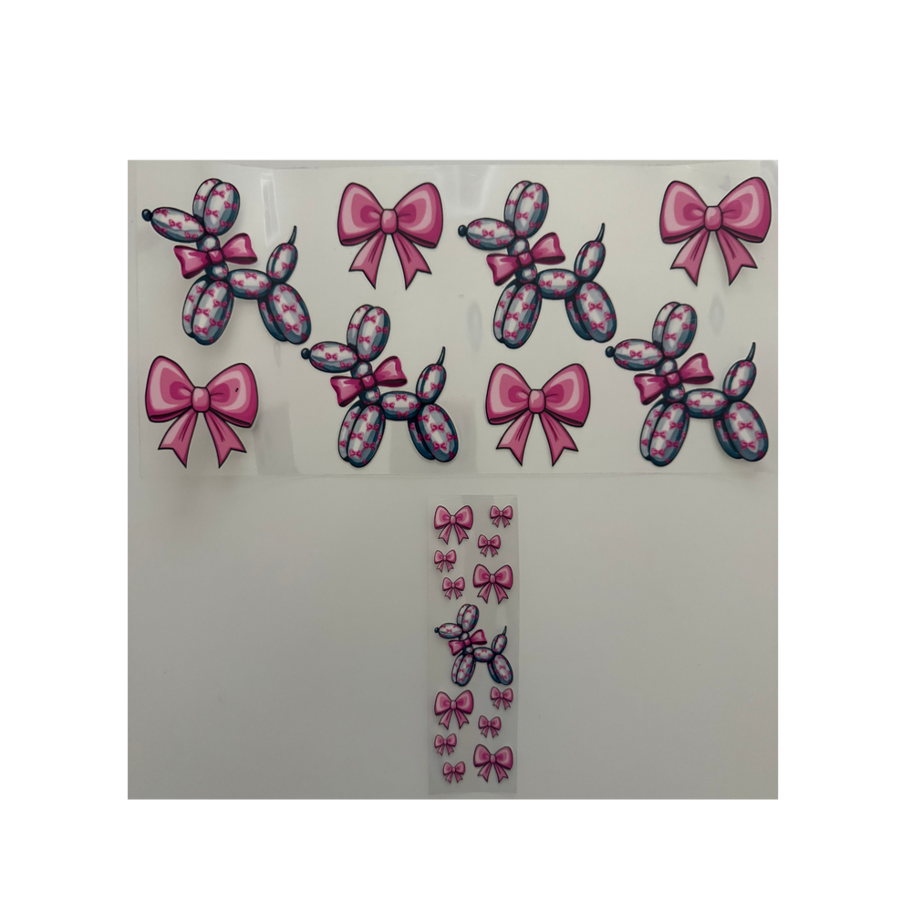 Bow Balloon Dog & Pen