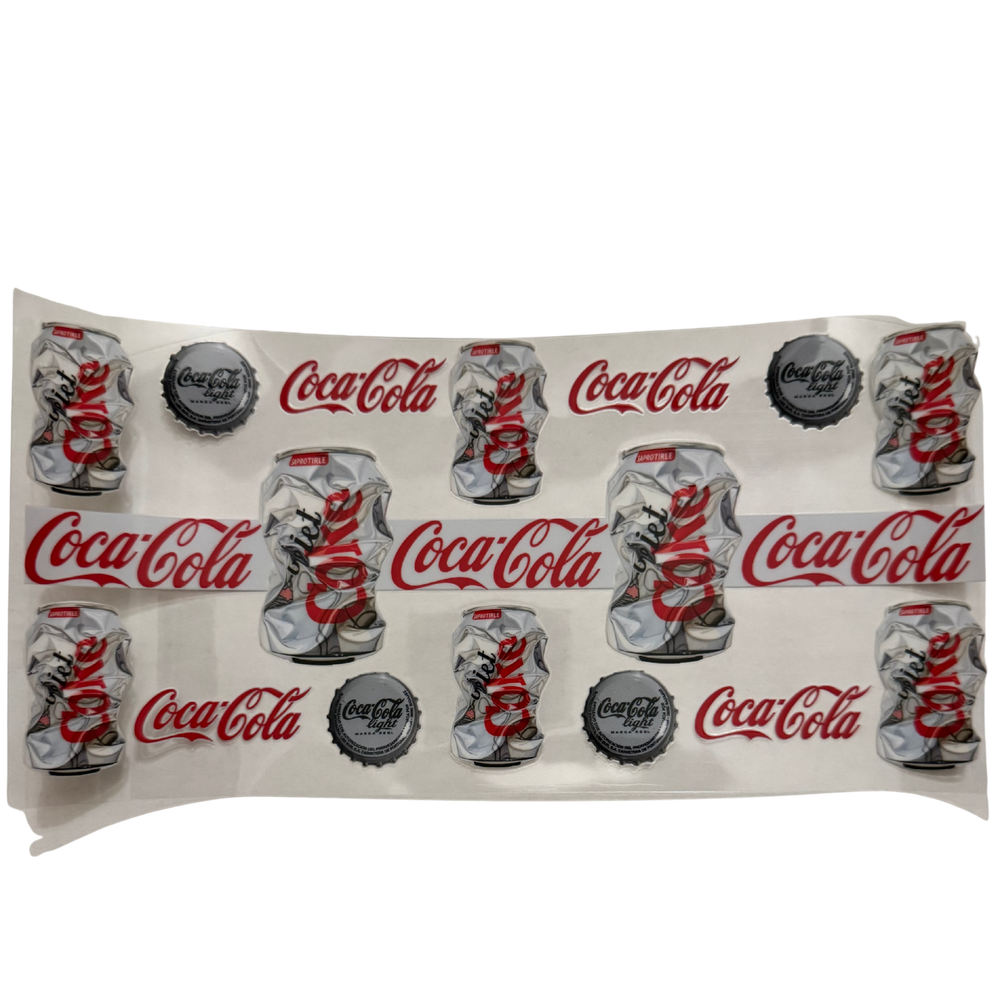 Squashed Diet Coke Cans