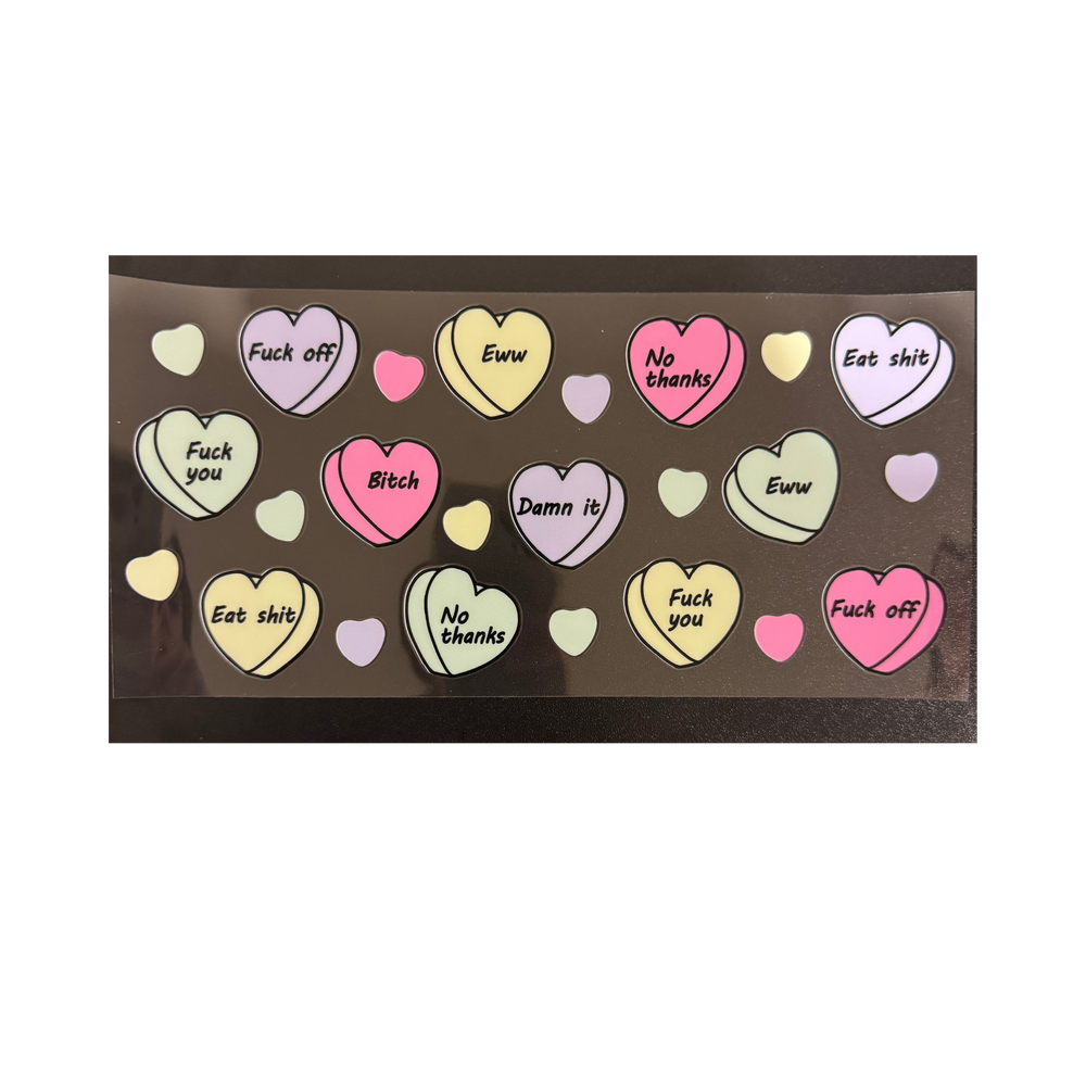 Bad Words Hearts