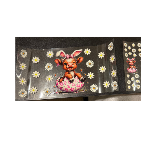 Easter Egg Cow Pen Set