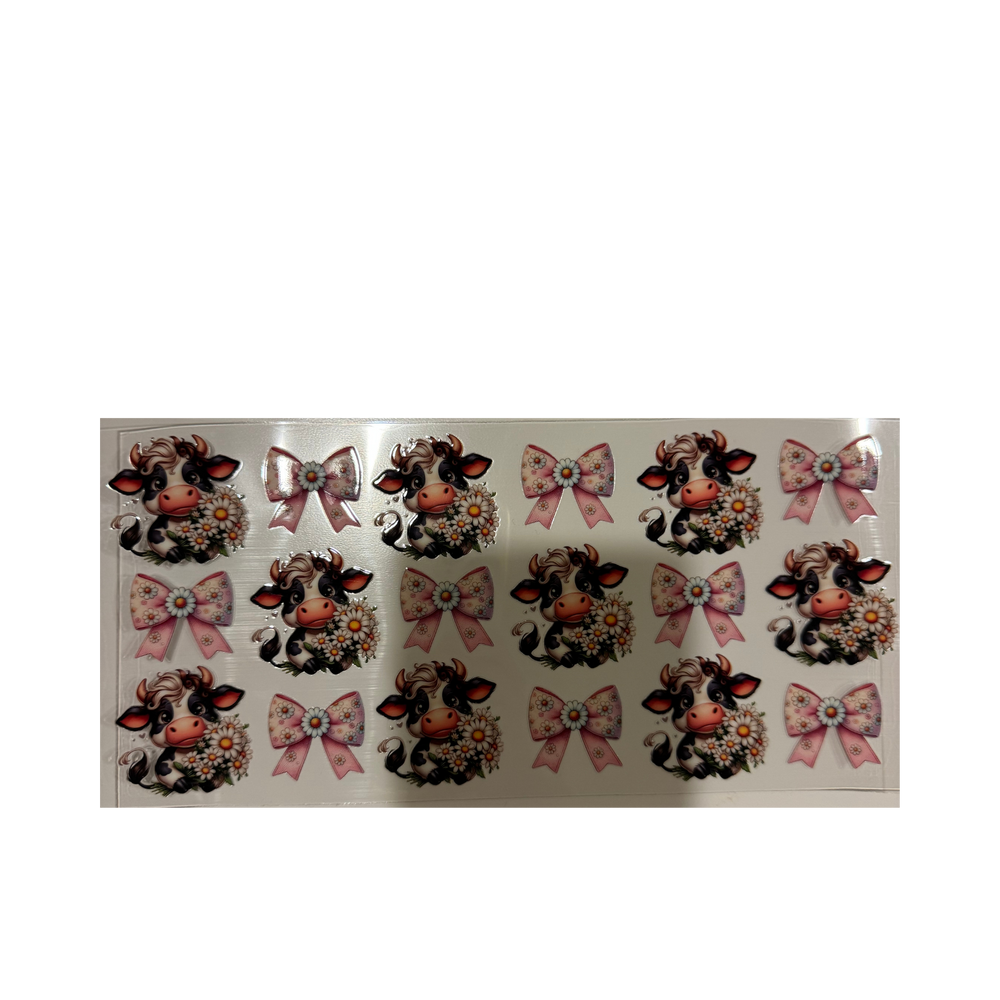 Cow w/ Flowers & Bows