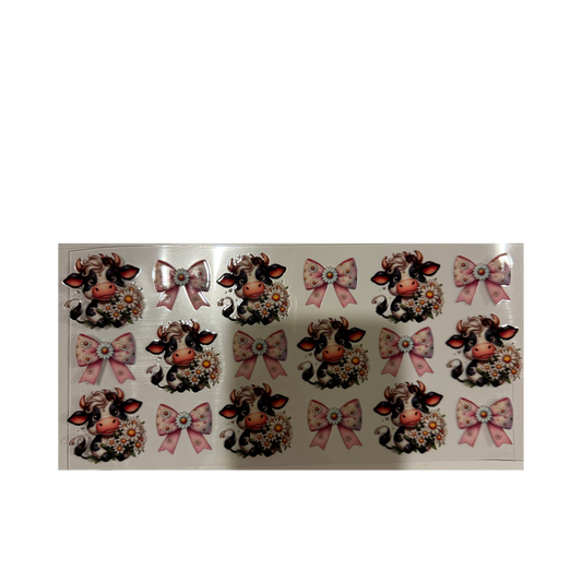 Cow w/ Flowers & Bows