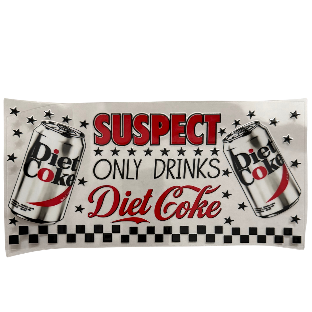Suspect Only Drinks Diet Coke