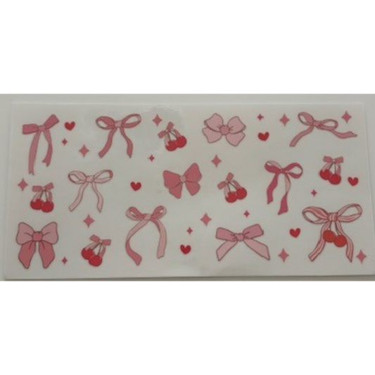 Cherries, Hearts, Bows