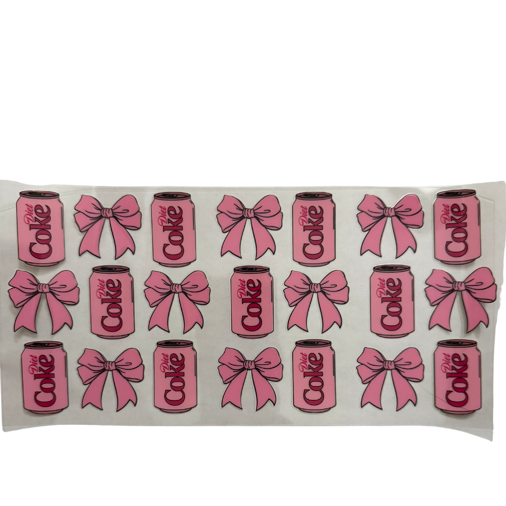 Diet Coke & Bows - Pink