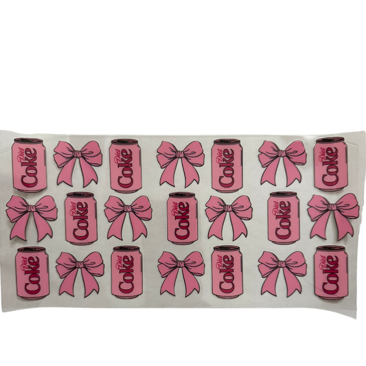 Diet Coke & Bows - Pink