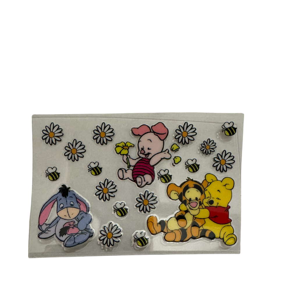 Pooh Friends & Flowers - Credit Card