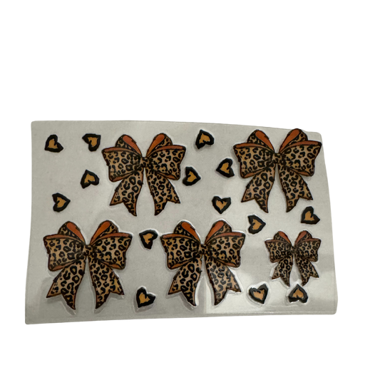 Cheetah Bows - Credit Card