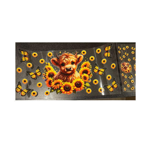 Sunflower Cow Pen Set