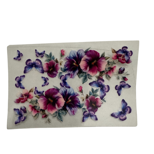 Flowers & Butterflies - Credit Card