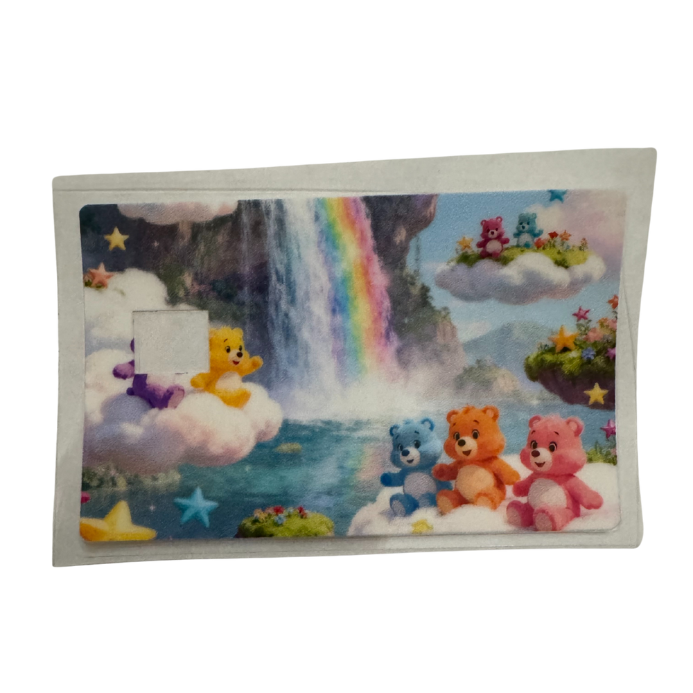 Rainbow Care Bears - Credit Card