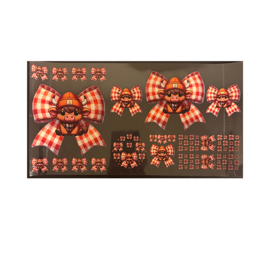 Cow In Bow - 6 in 1 Set
