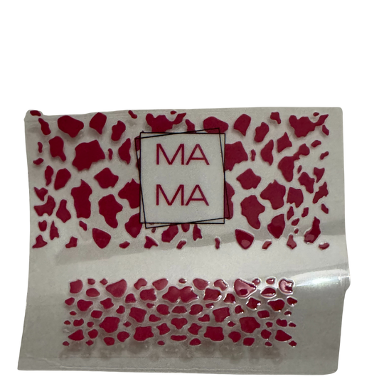 Pink Mama Cow Print - Mini