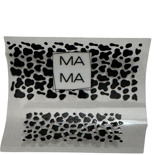 Black Mama Cow Print - Mini