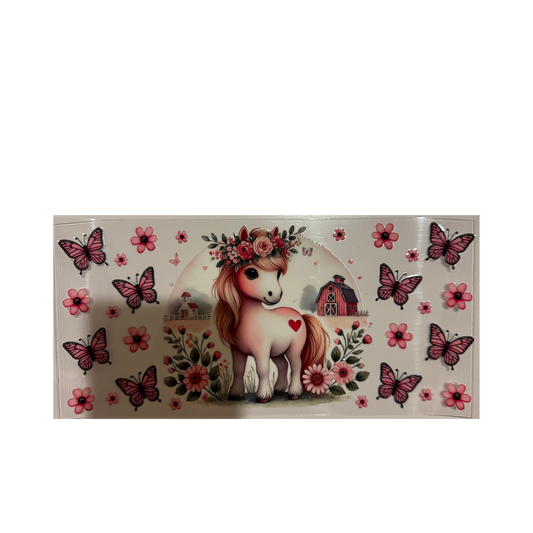 Horse & Butterflies