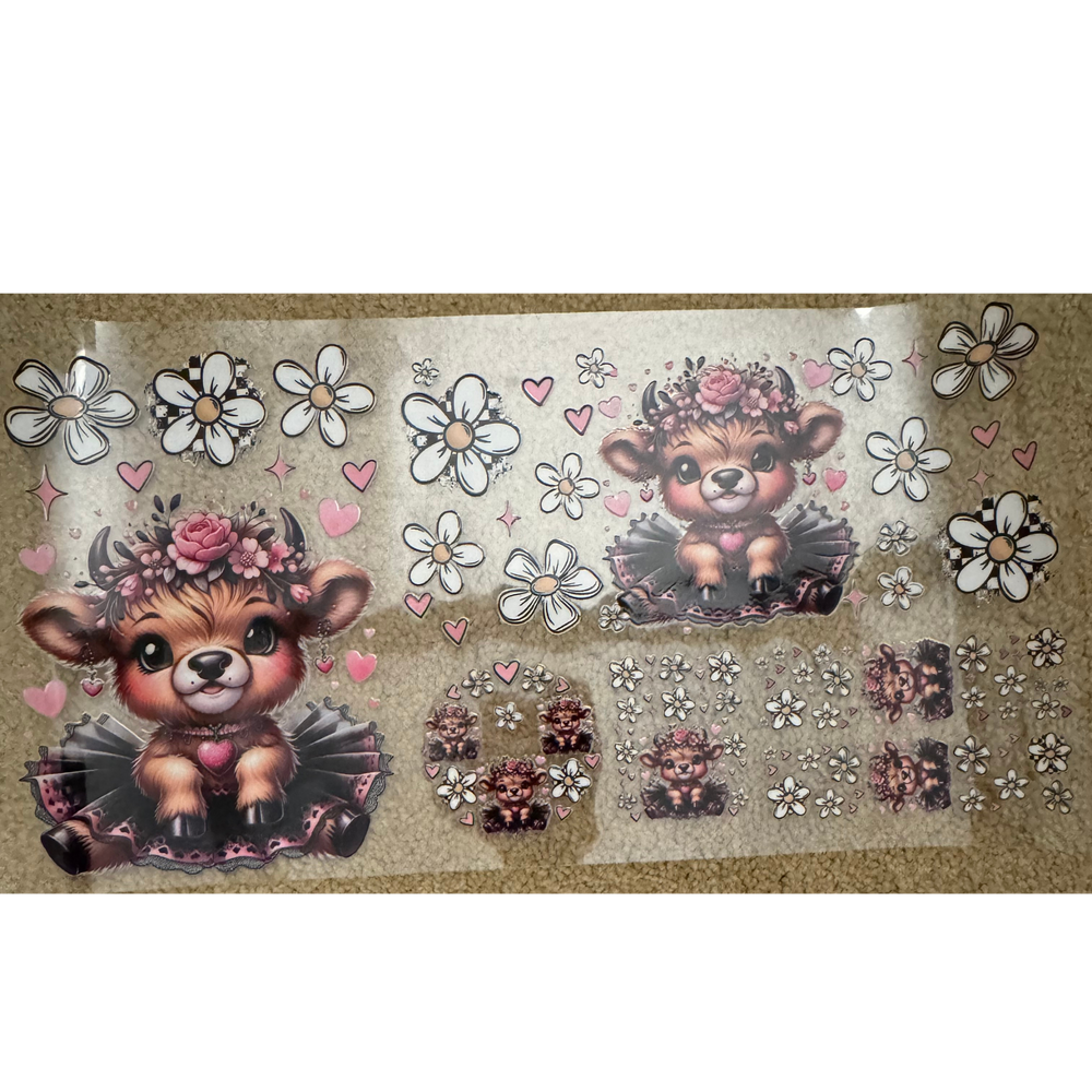6 in 1 - Cow w/ Earrings