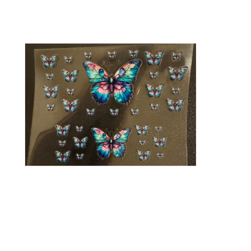 Blue Teal Butterfly - Mini
