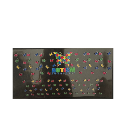 3oz - Autism Butterflies