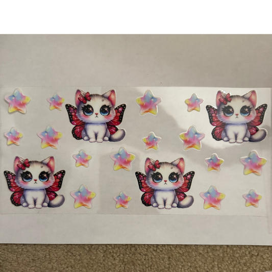 Butterfly Cats & Stars