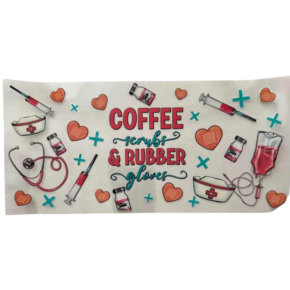 Coffee Scrubs & Rubber Gloves
