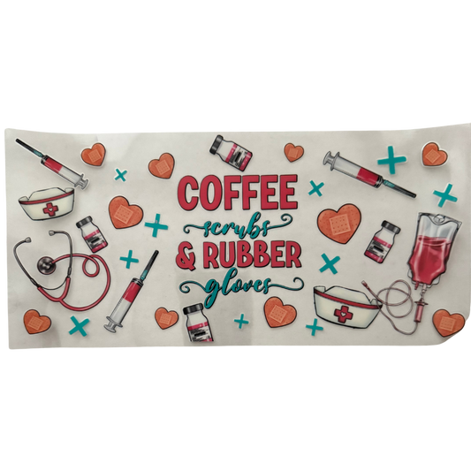 Coffee Scrubs & Rubber Gloves