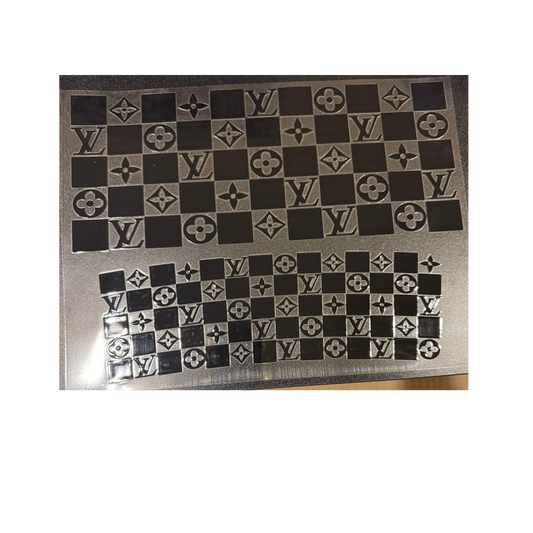 40oz - Black Checkered LV