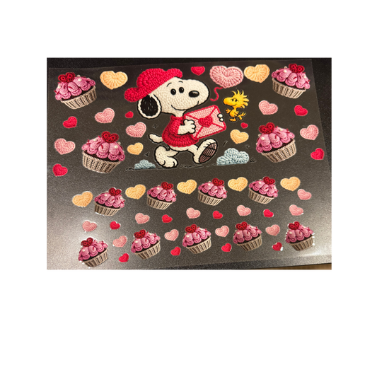 40oz - Snoopy w/ Cupcakes