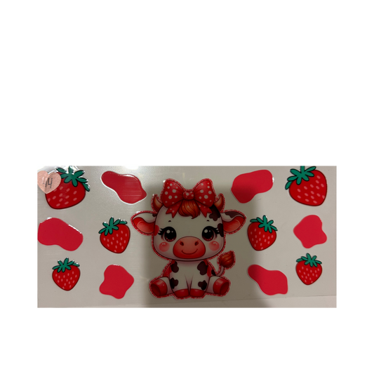 Strawberry Cow Print