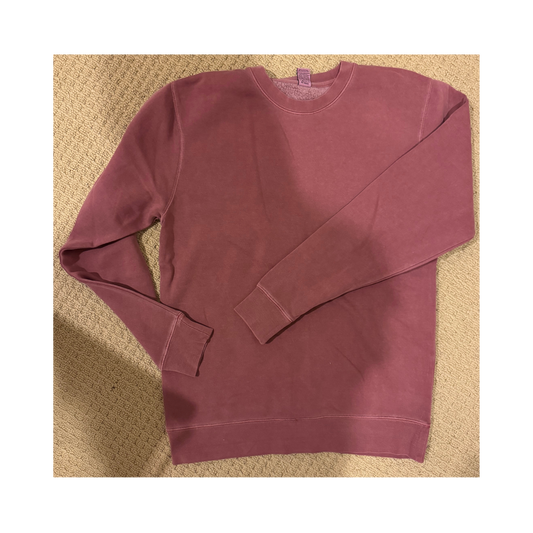 Medium Maroon Vintage Crew