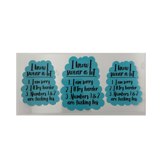 I Know I Swear A Lot