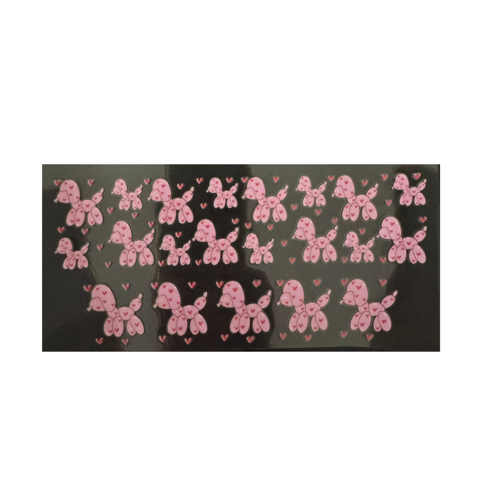 3oz - Heart Balloon Dog