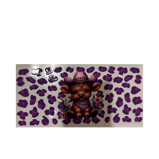 Purple Western Cow
