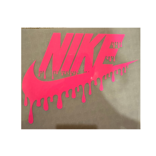 PUFF DTF - Pink Check Drip