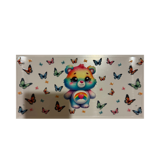 Rainbow Bear w/ Butterflies
