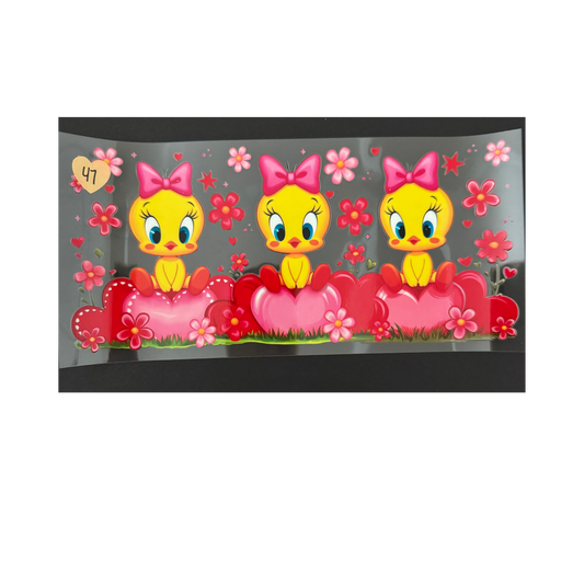 Tweety on Hearts